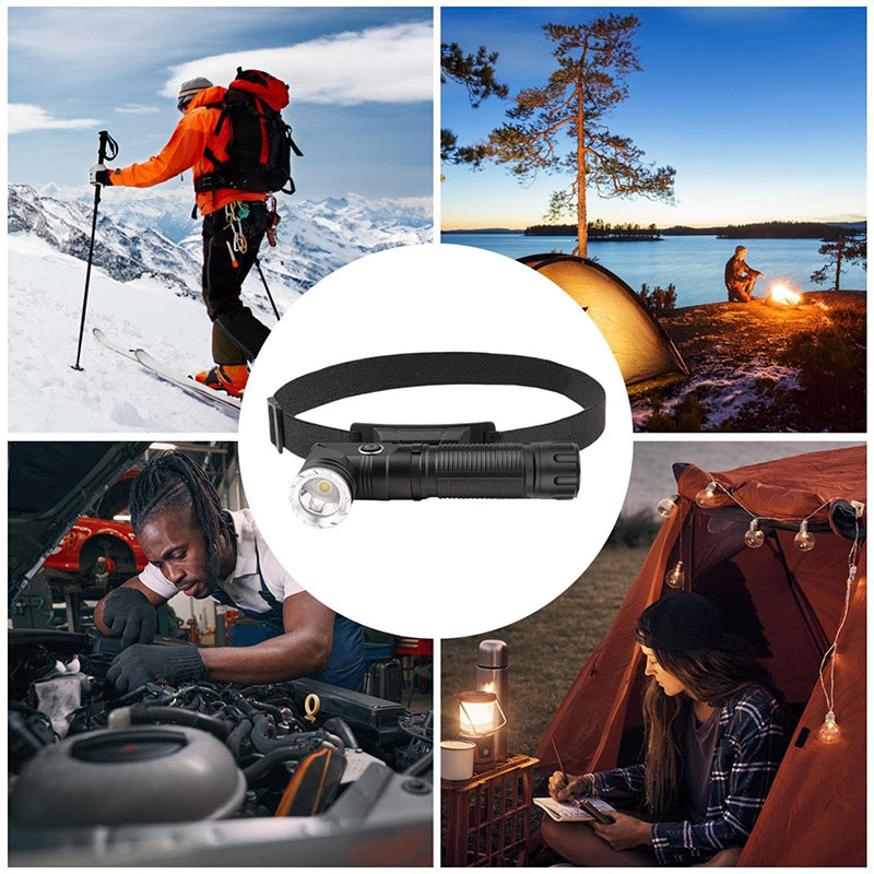 XPG LED Rechargeable Headlamp & Flashlight
