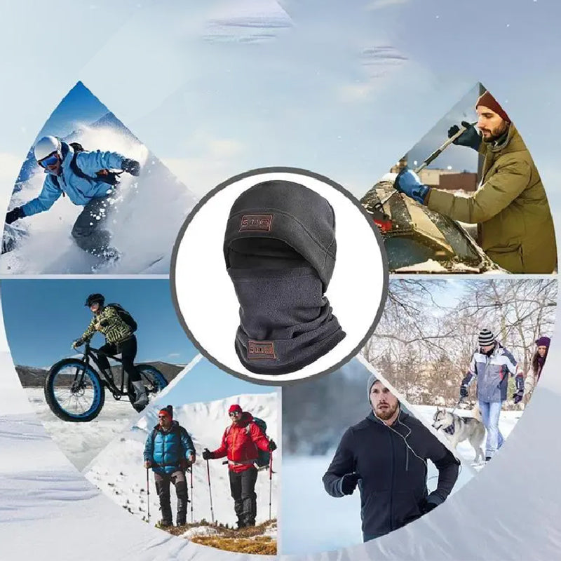 Outdoor Fleece-lined Windproof Neck Protection Face Mask/Hat