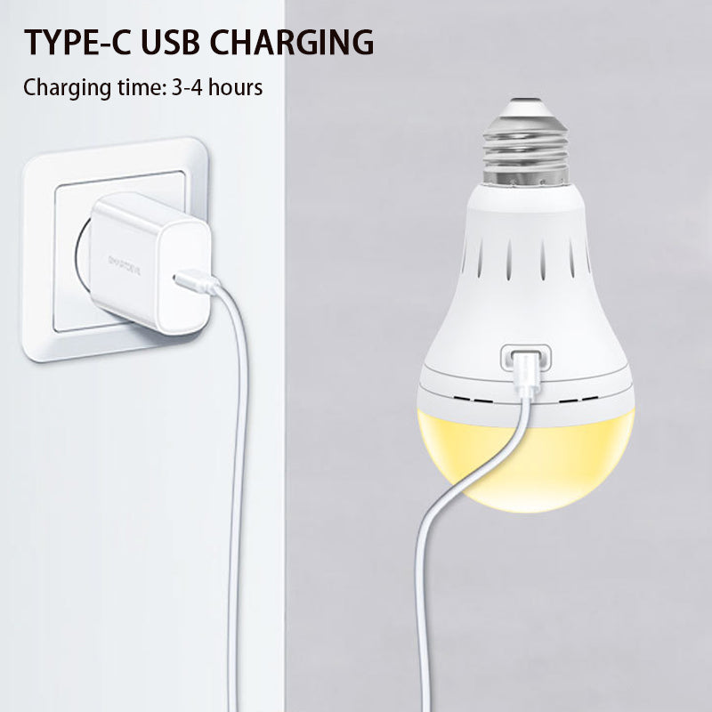 Multifunctional Portable Rechargeable LED Bulb with Remote Control