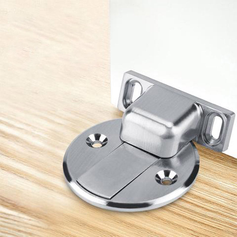 Stainless steel invisible magnetic doorstop
