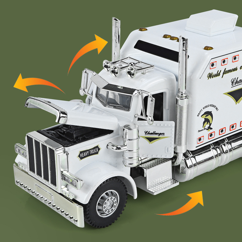 1:24 Heavy-Duty Alloy Truck Model