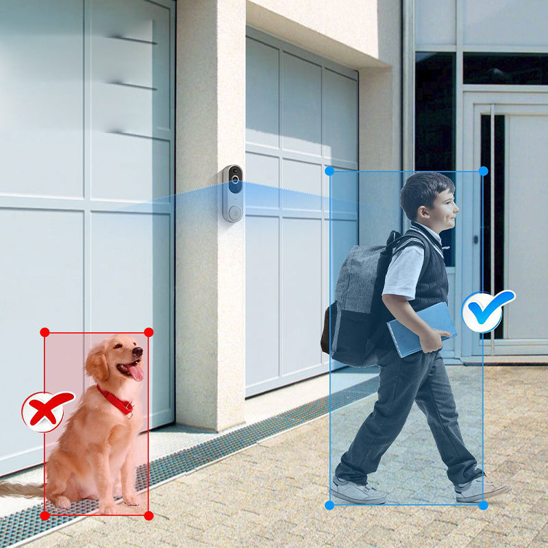 Wireless Smart Doorbell Camera – Outdoor Surveillance with HD Night Vision