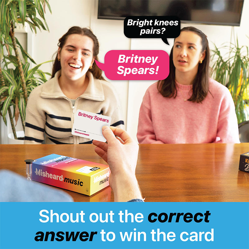 Guess The Song Music Card Game