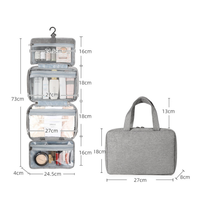 Perfect For Traveling - Toiletry Bag For Women With Hanging Hook