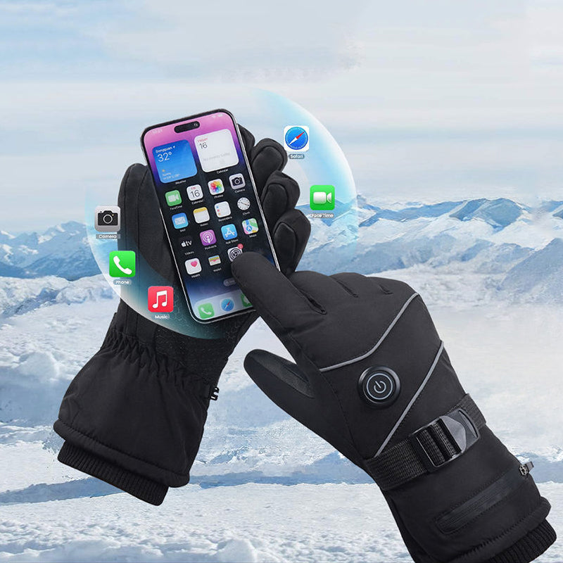 Rechargeable Heated Winter Cycling Gloves