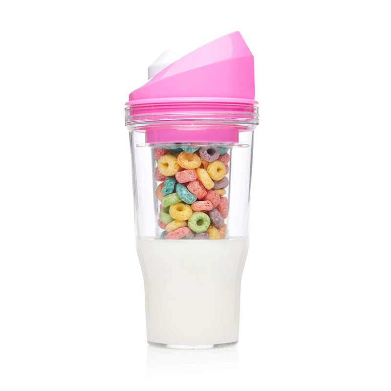 Colorful Cereal Cups – Pink, Green, Yellow, Blue