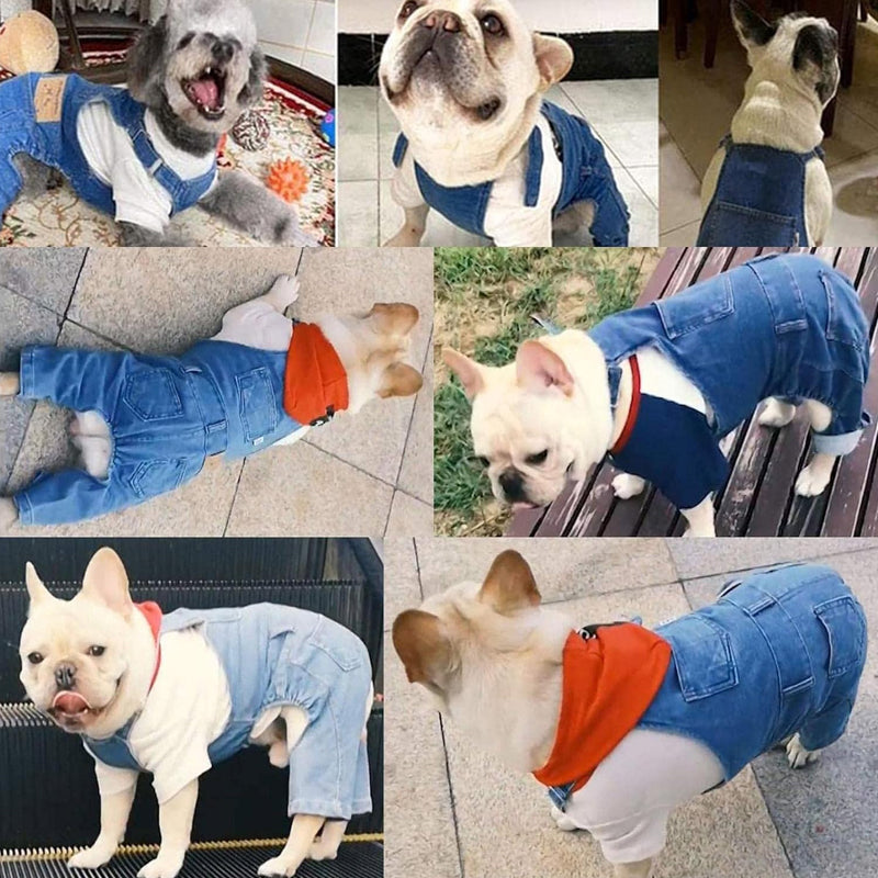 Dog Denim Overall