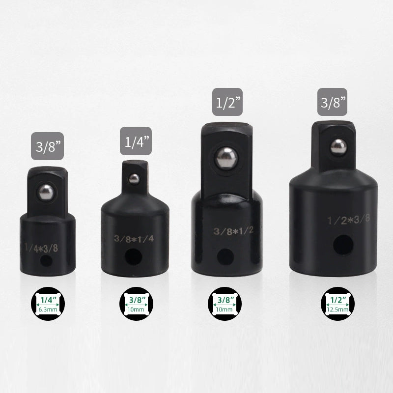 18-Piece CR-V Steel Socket Accessory Set