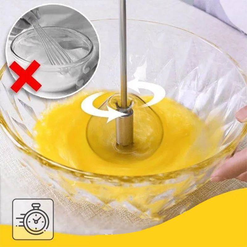 Stainless Steel Semi-Automatic Whisk