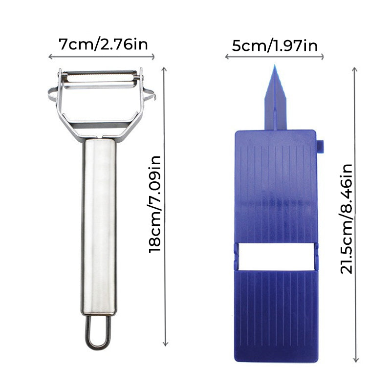 Stainless Steel Peeler &amp; Grater Set