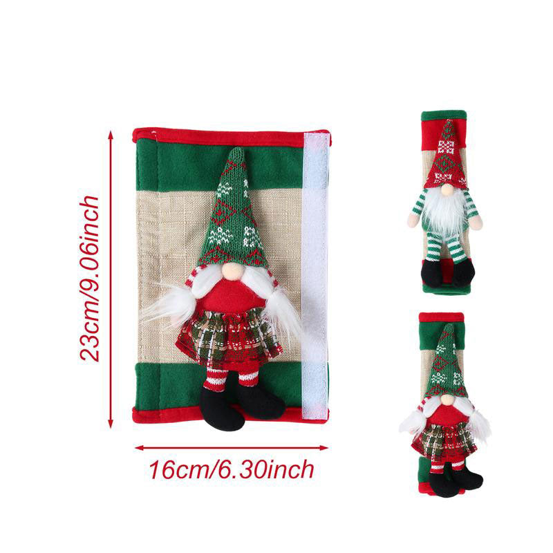 🎅 Santa Claus Refrigerator Handle Covers Set