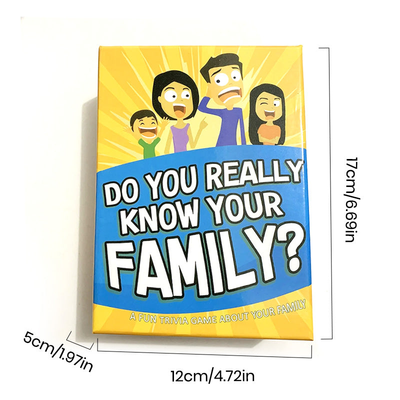 Family Fun Learning Card Game