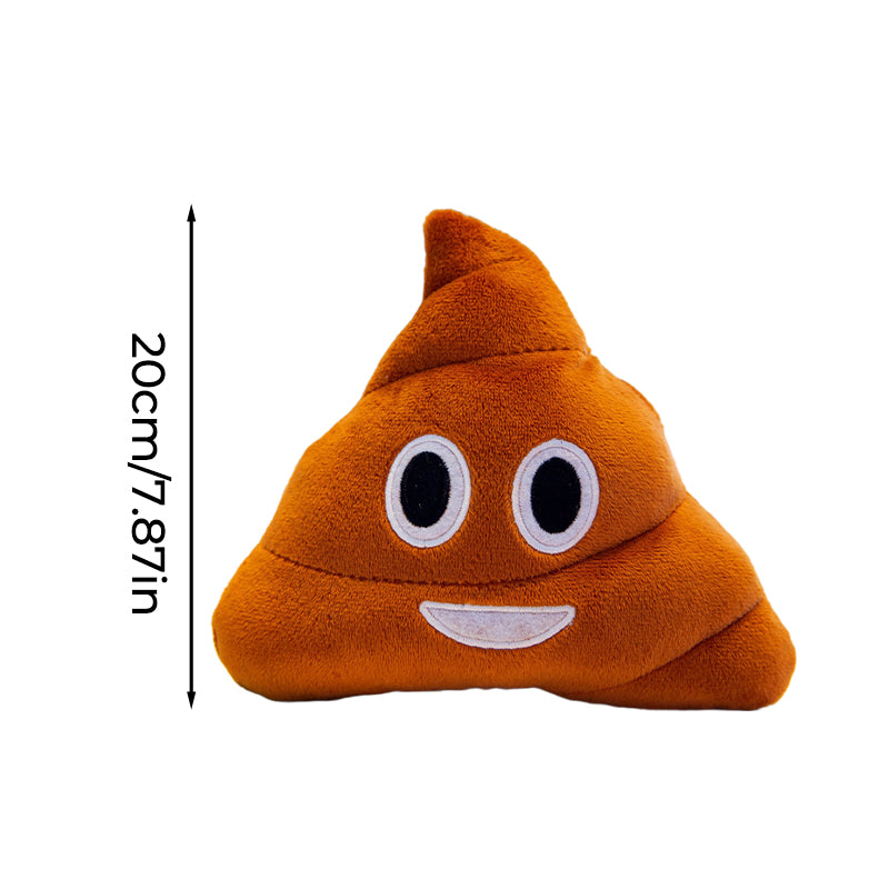Funny Poop Emoji Plush Pillow