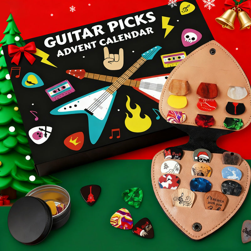 Christmas Guitar Pick Countdown Blind Box
