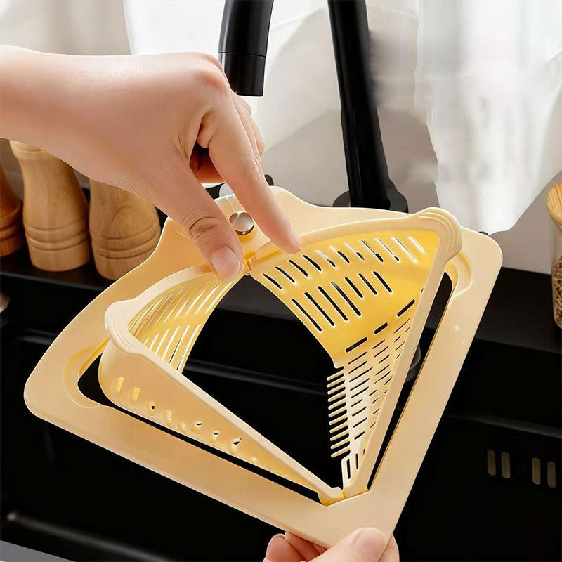 Magnetic Triangular Kitchen Strainer Basket
