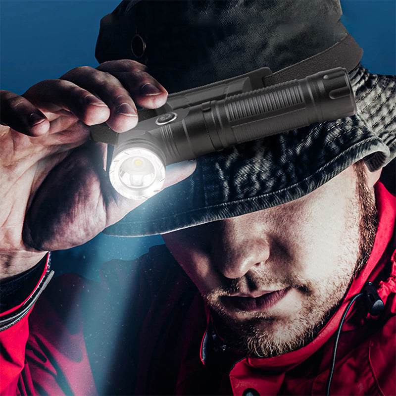 XPG LED Rechargeable Headlamp & Flashlight