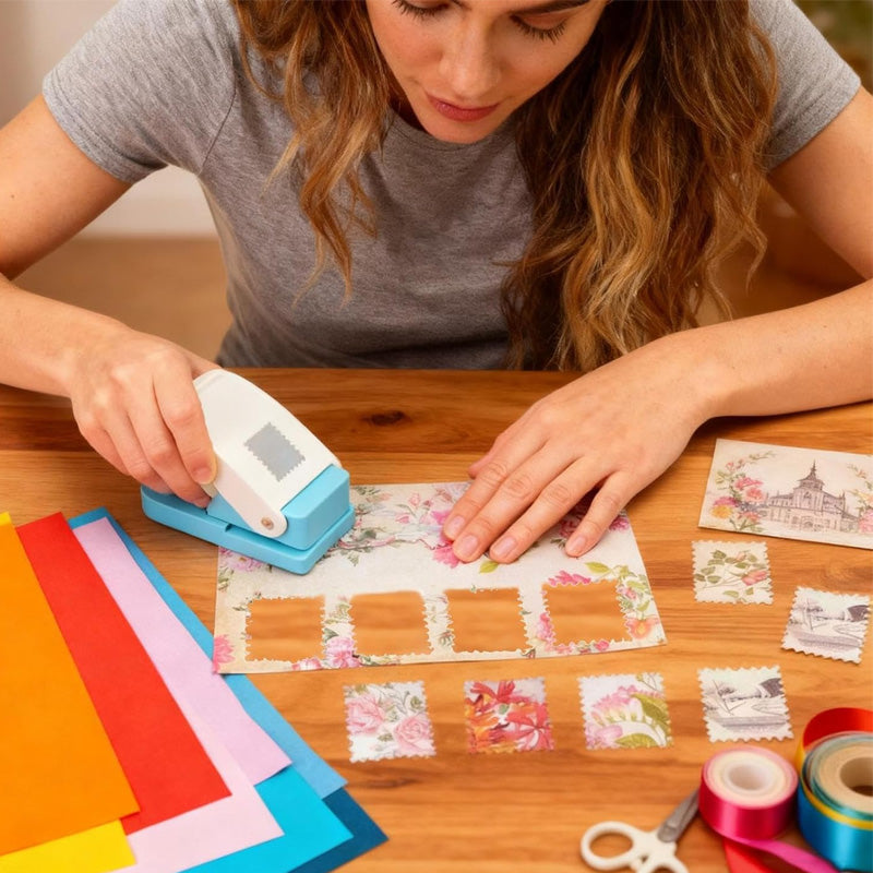 Kids DIY Stamp Embossing Punch