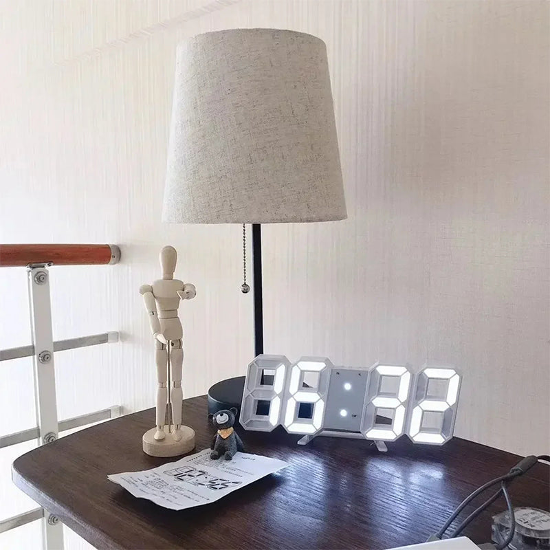 Smart 3D LED Digital Wall Clock
