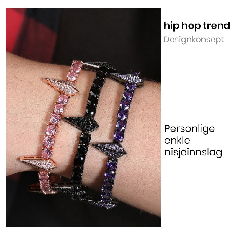 Rhinestone Panther Hip Hop Bracelet