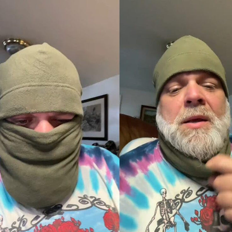 Outdoor Fleece-lined Windproof Neck Protection Face Mask/Hat