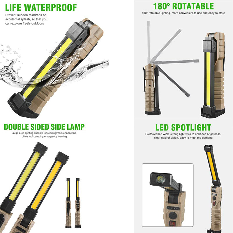 Foldable LED Rechargeable Work Light