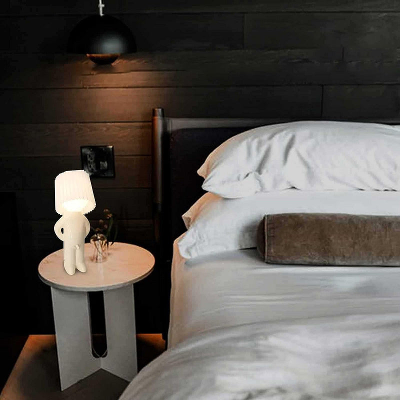 A Little Shy Man Creative Lamp