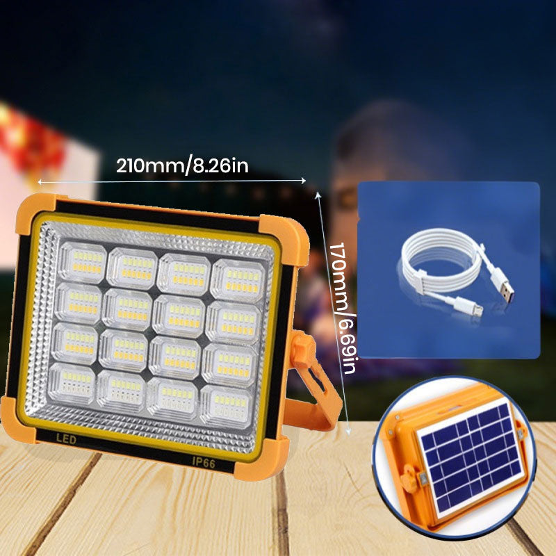 Mini Solar Rechargeable Multifunctional LED Searchlight