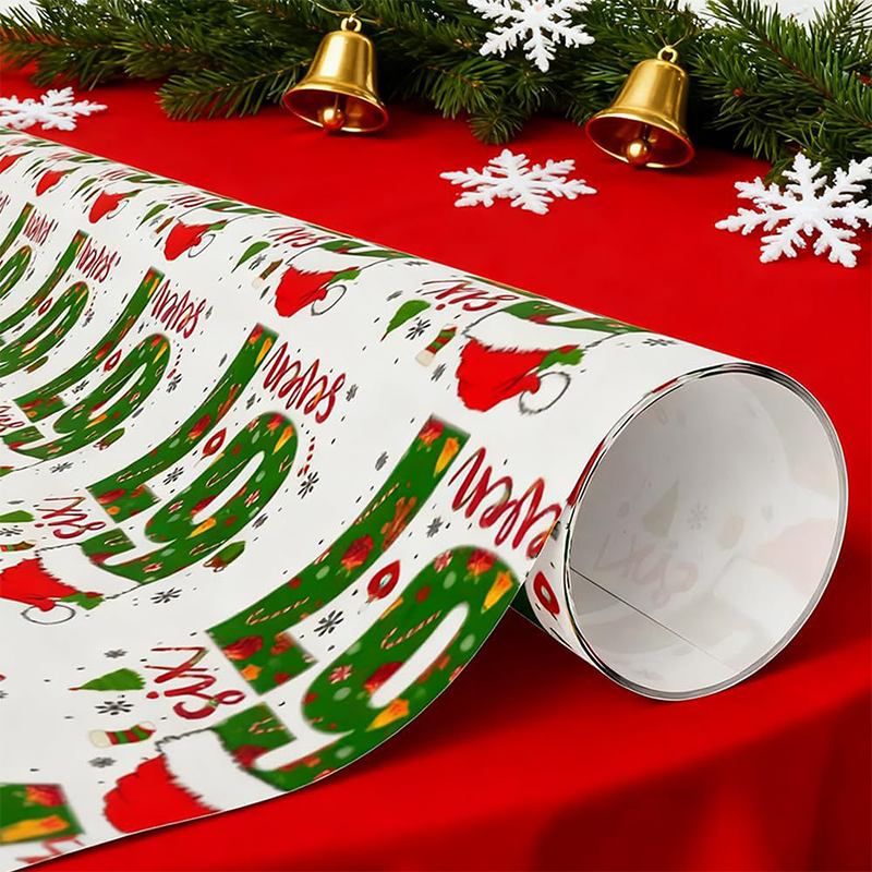 Festive Christmas Wrapping Paper Set