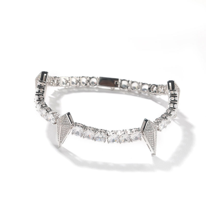 Rhinestone Panther Hip Hop Bracelet