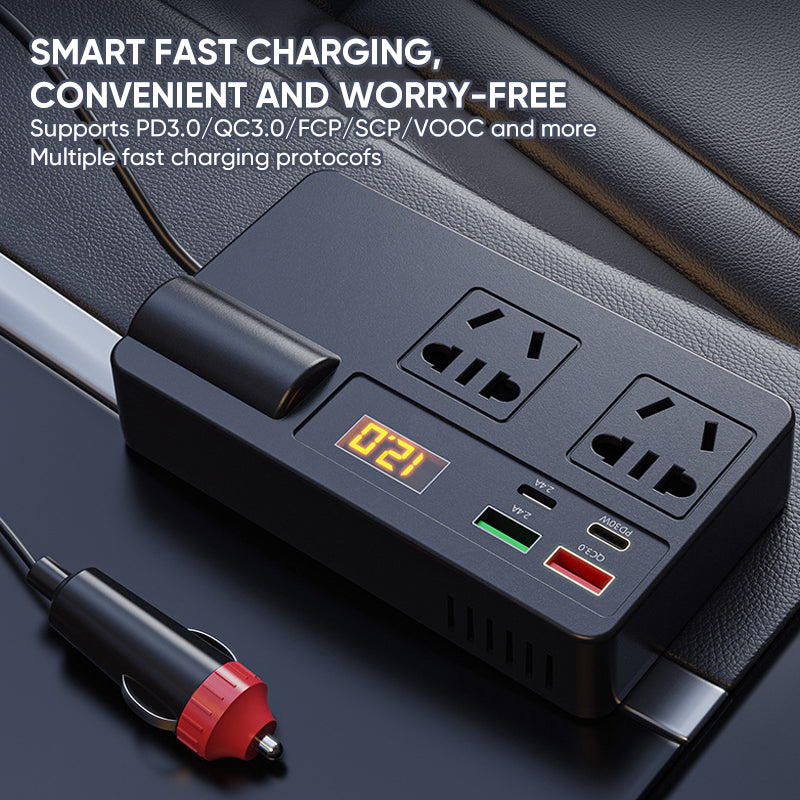 200W Car Power Inverter Charger