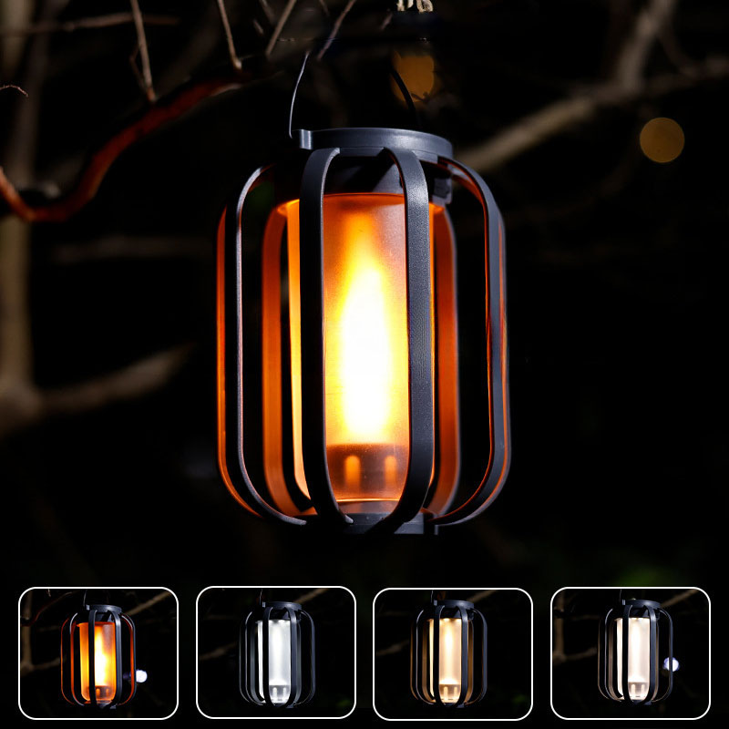 Solar Lantern Outdoor Light with Base