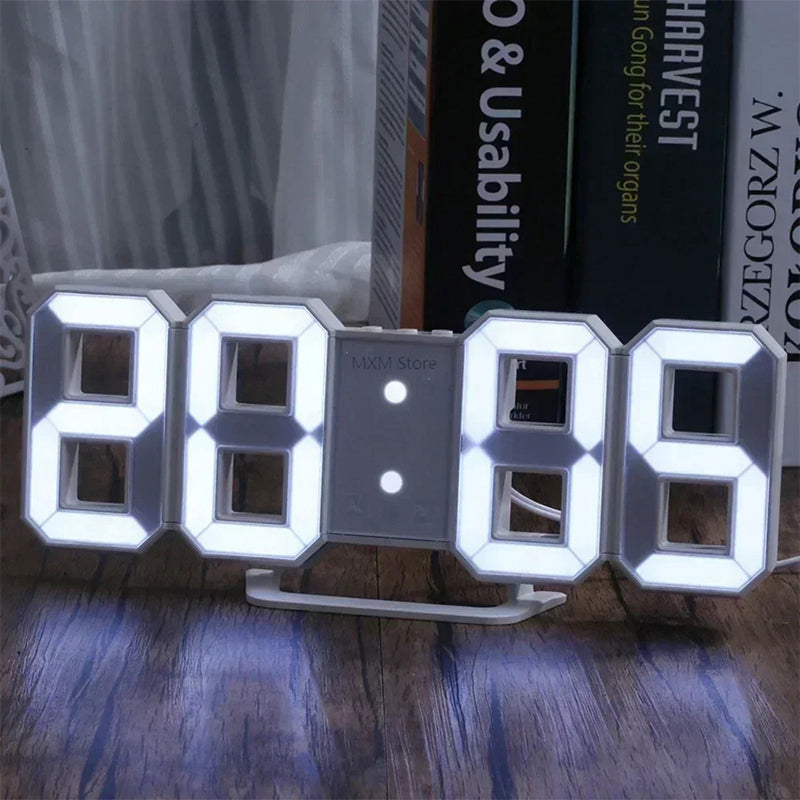 Smart 3D LED Digital Wall Clock