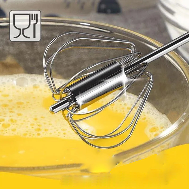 Stainless Steel Semi-Automatic Whisk