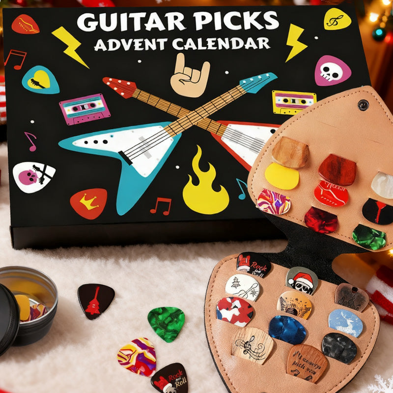 Christmas Guitar Pick Countdown Blind Box
