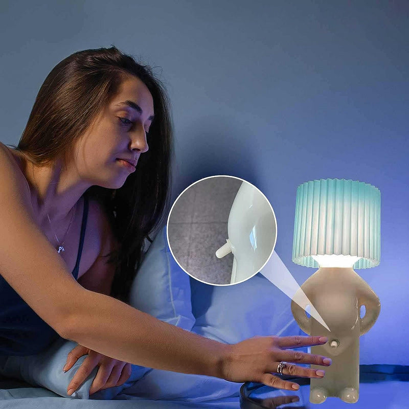 A Little Shy Man Creative Lamp