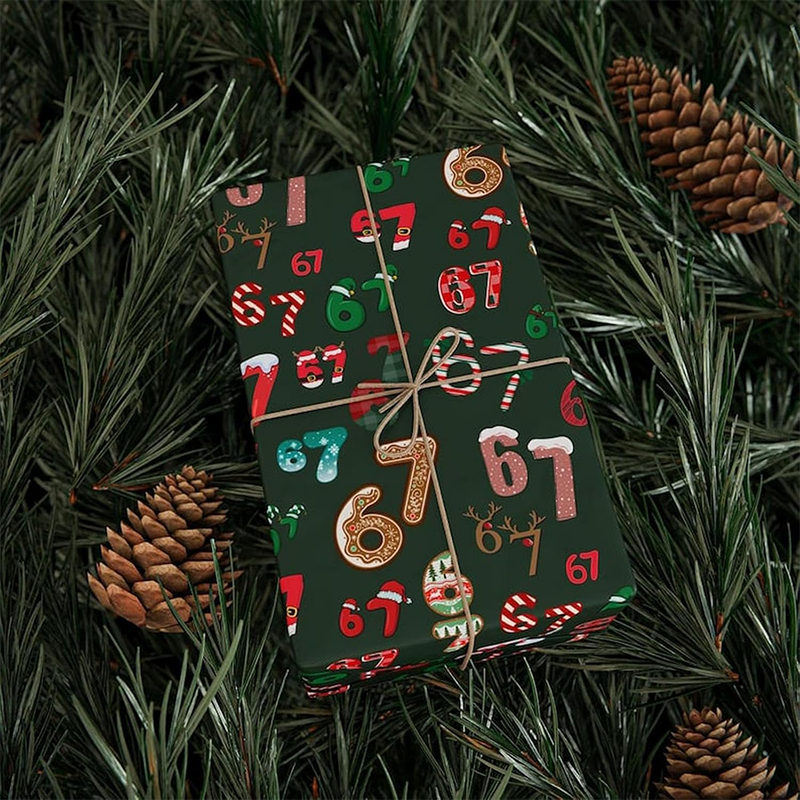 Festive Christmas Wrapping Paper Set