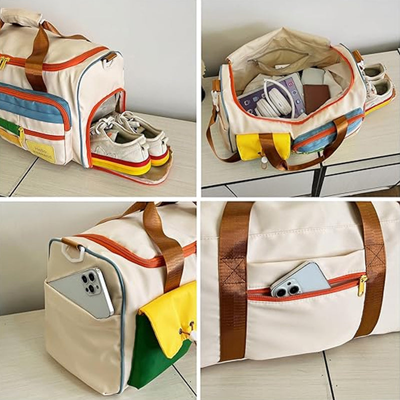 Versatile Travel Tote with Shoe Compartment