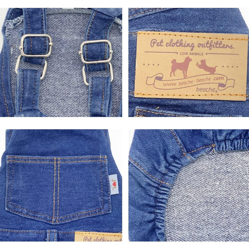 Dog Denim Overall