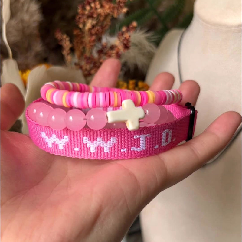 Clay Cross Card Bracelet Set