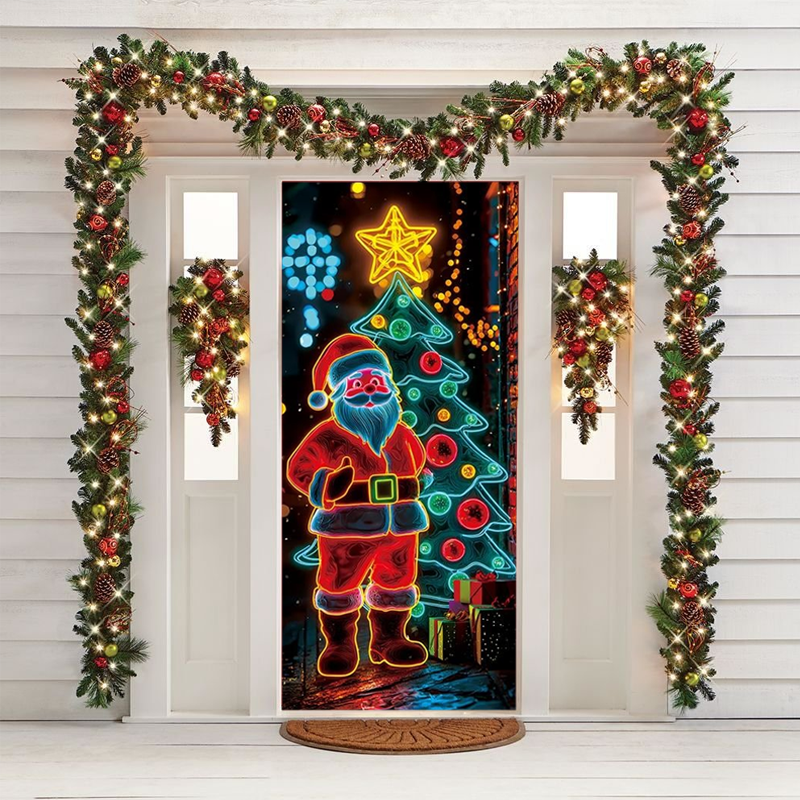 🎄 Christmas Door Banner Decoration Set
