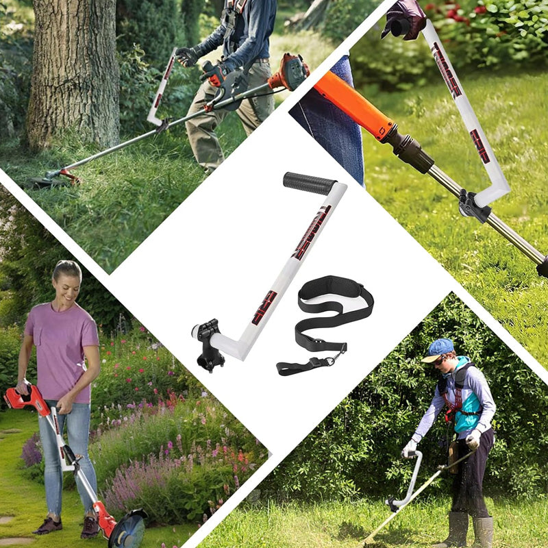 Ergonomic Handheld String Trimmer Handle with Shoulder Strap