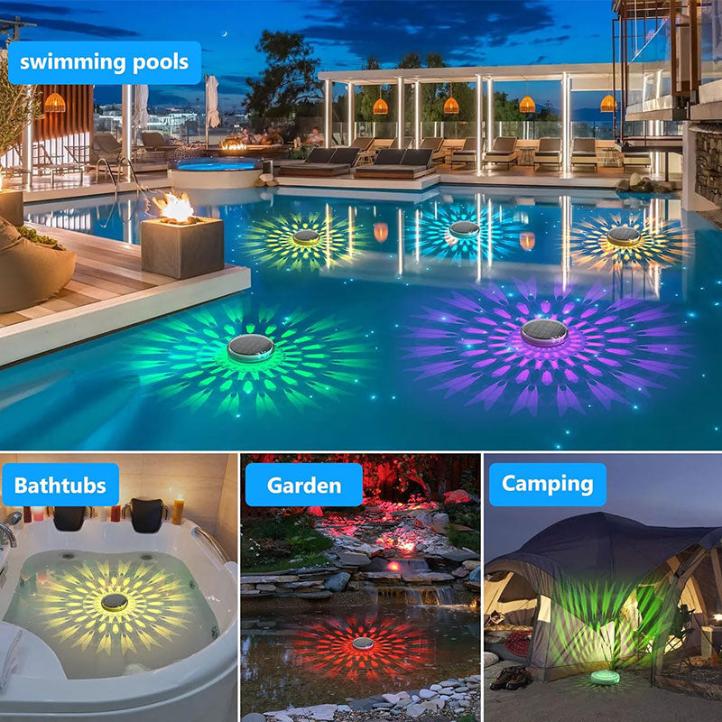 Solar Charging Floating Pool Light