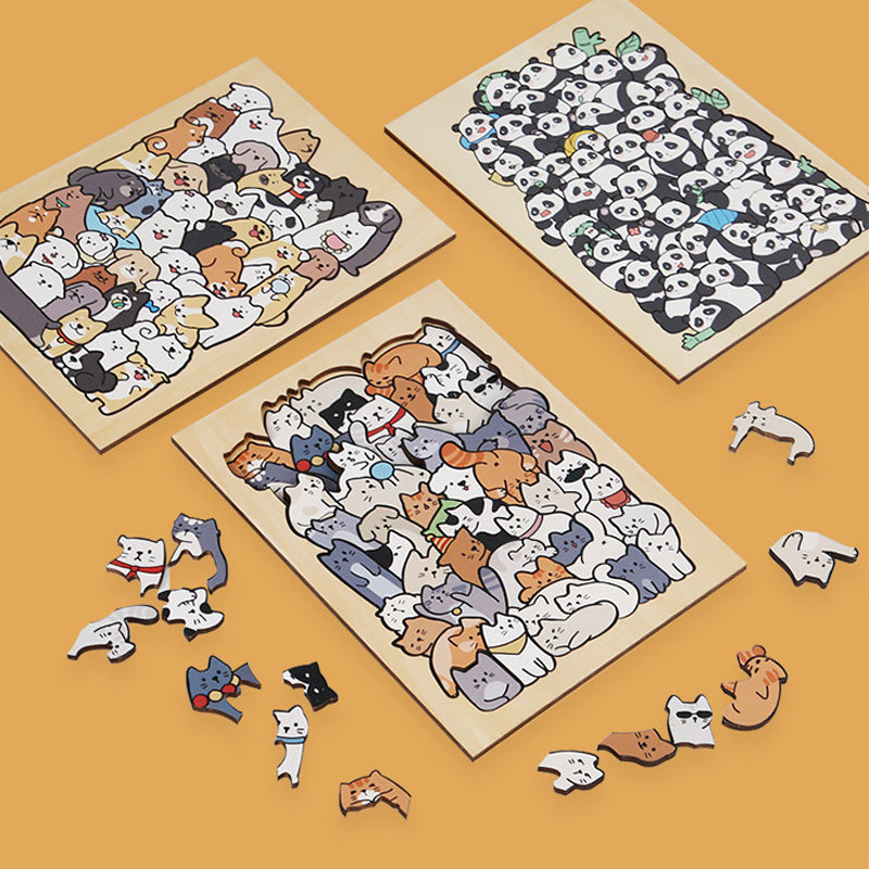 Animal Stacking Puzzle Blocks Toy Set