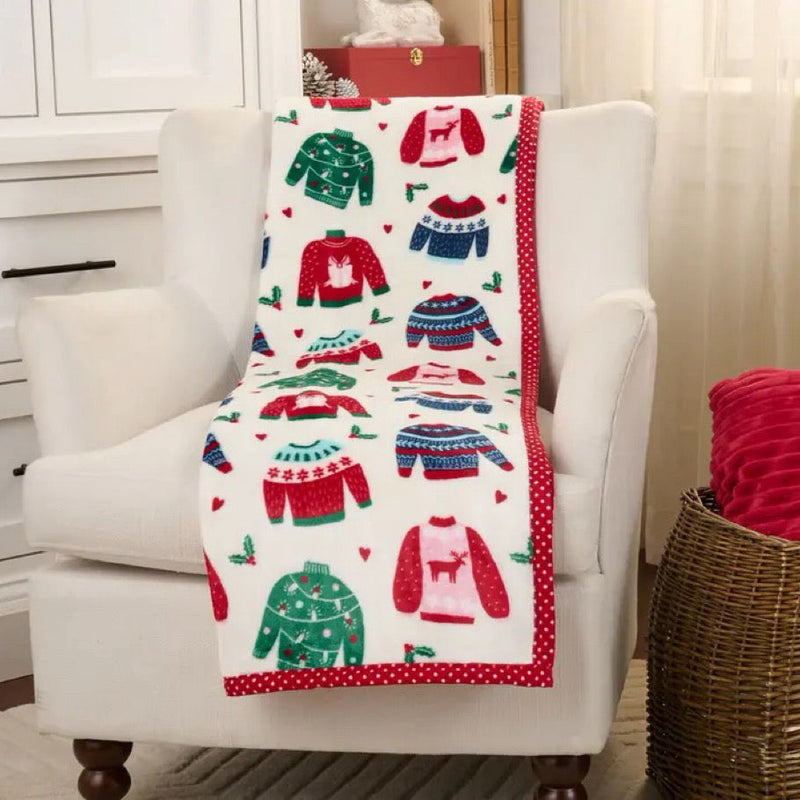 Flannel Decorative Throw Blanket
