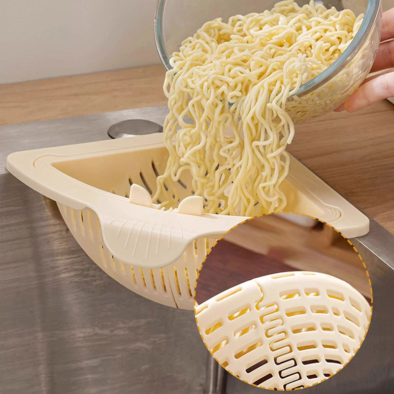 Magnetic Triangular Kitchen Strainer Basket
