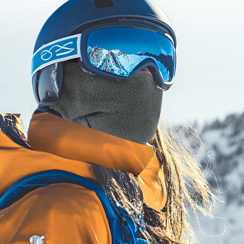 Outdoor Fleece-lined Windproof Neck Protection Face Mask/Hat