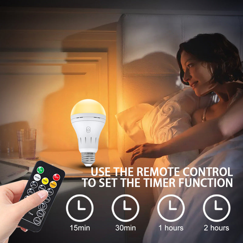 Multifunctional Portable Rechargeable LED Bulb with Remote Control
