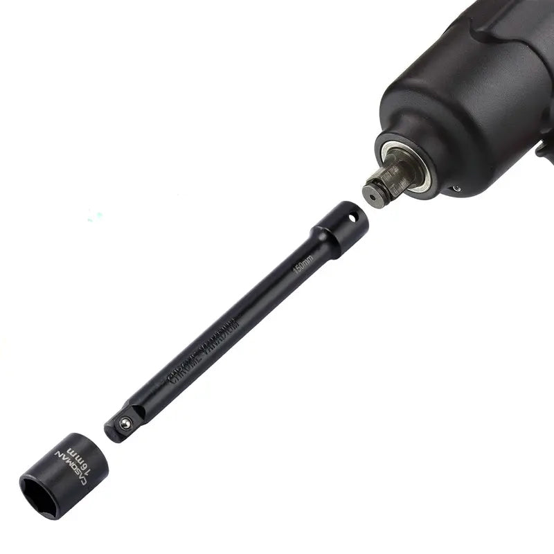 18-Piece CR-V Steel Socket Accessory Set