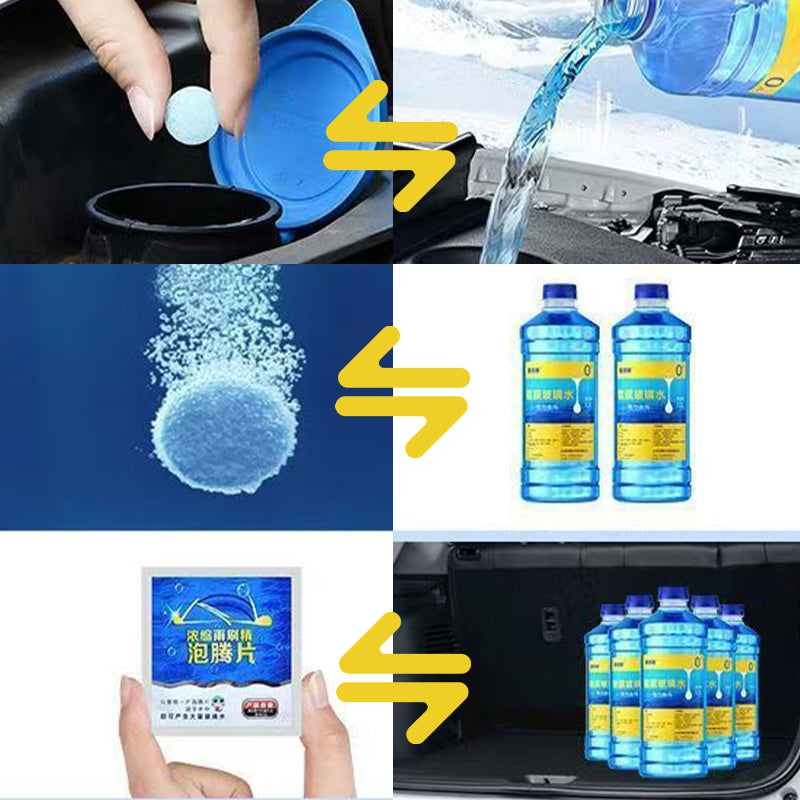 Ultra-Concentrated Car Glass Cleaner Tablets