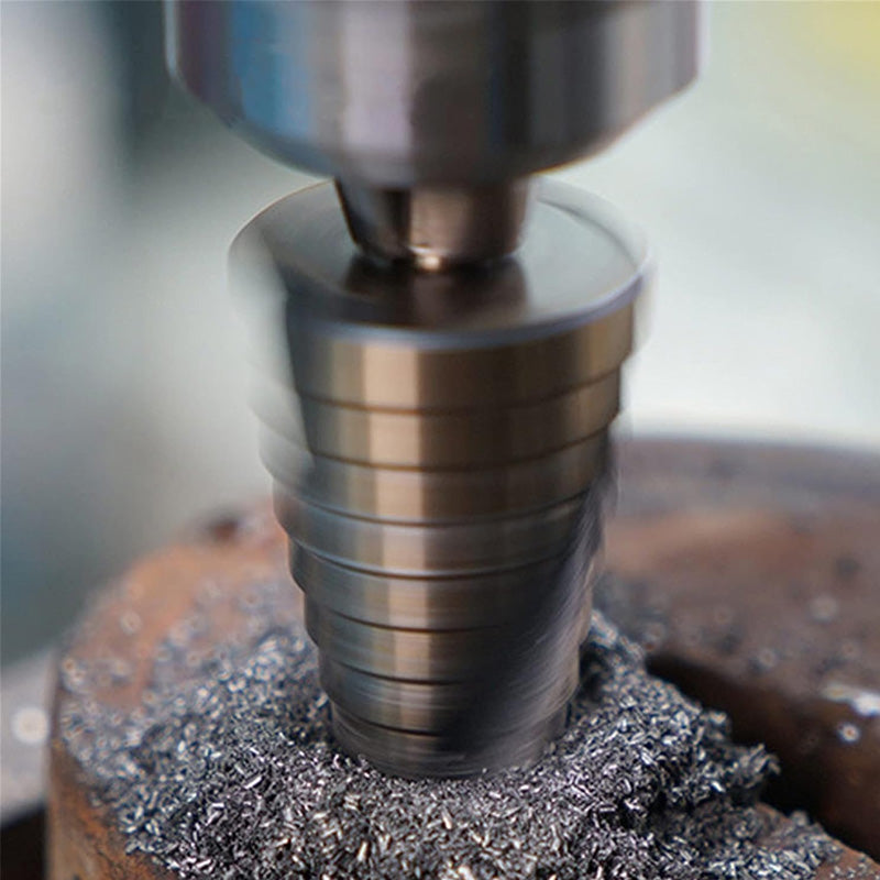 HSS Four-Flute Step Drill Bit Set